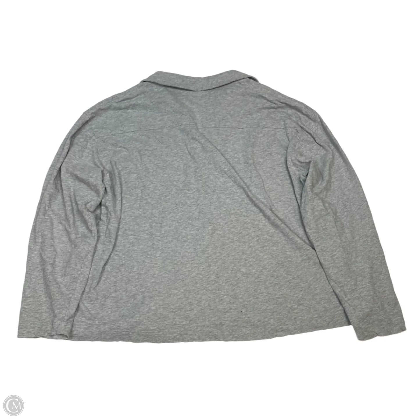 Top Long Sleeve Designer By Vineyard Vines In Grey, Size: Xl