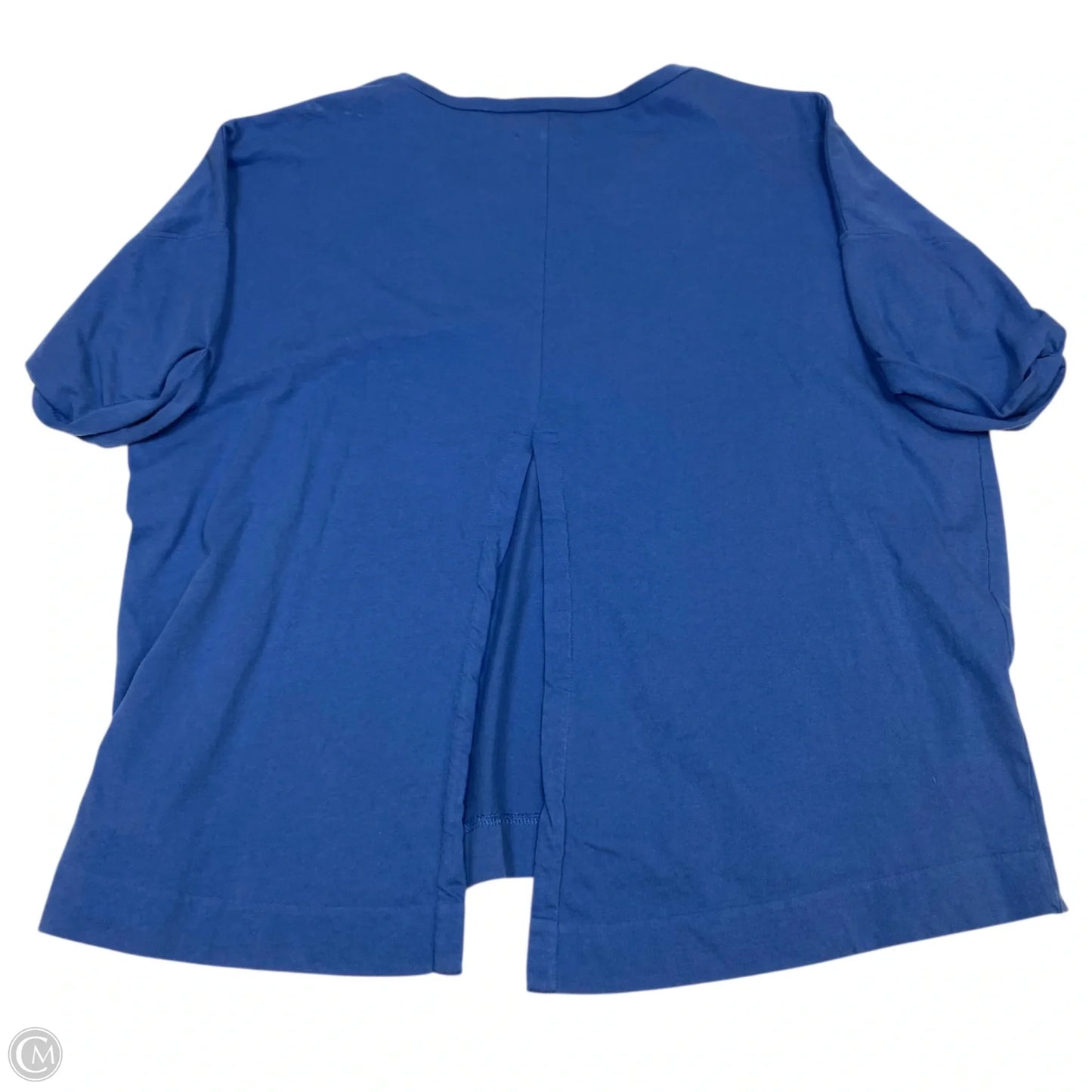 Top Short Sleeve Basic By Madewell In Blue, Size: M