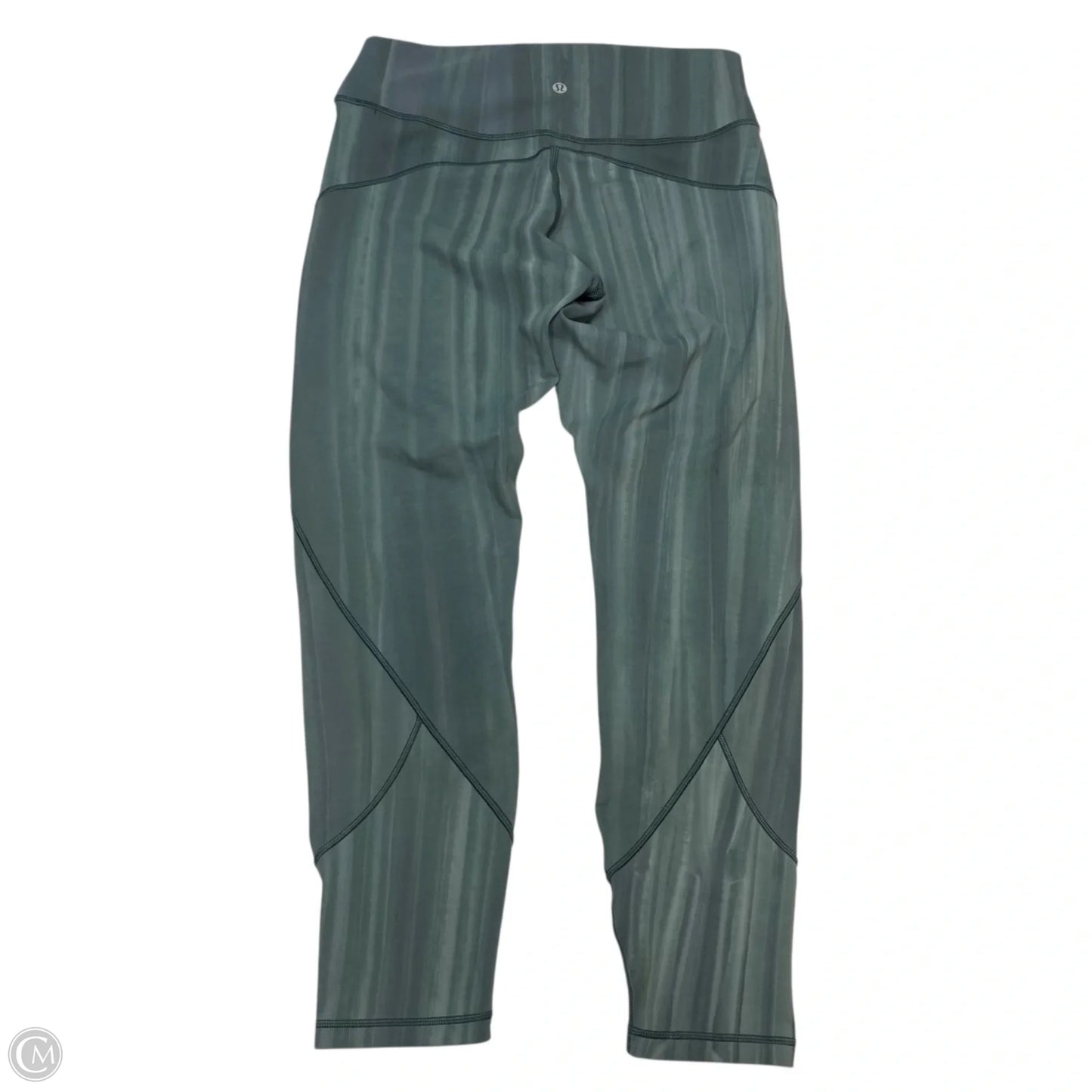 Athletic Leggings By Lululemon In Green, Size: M