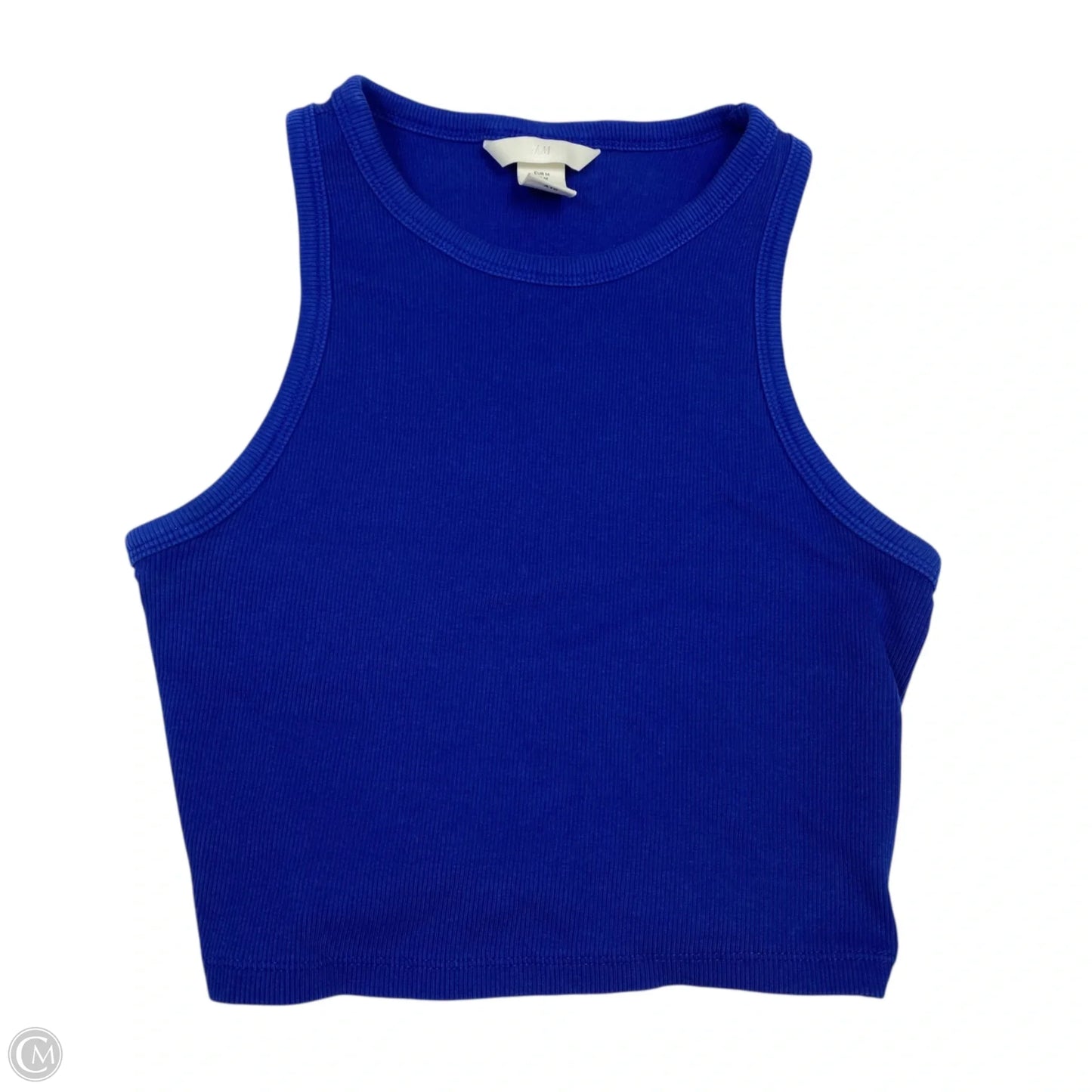 Top Sleeveless Basic By H&m In Blue, Size: M
