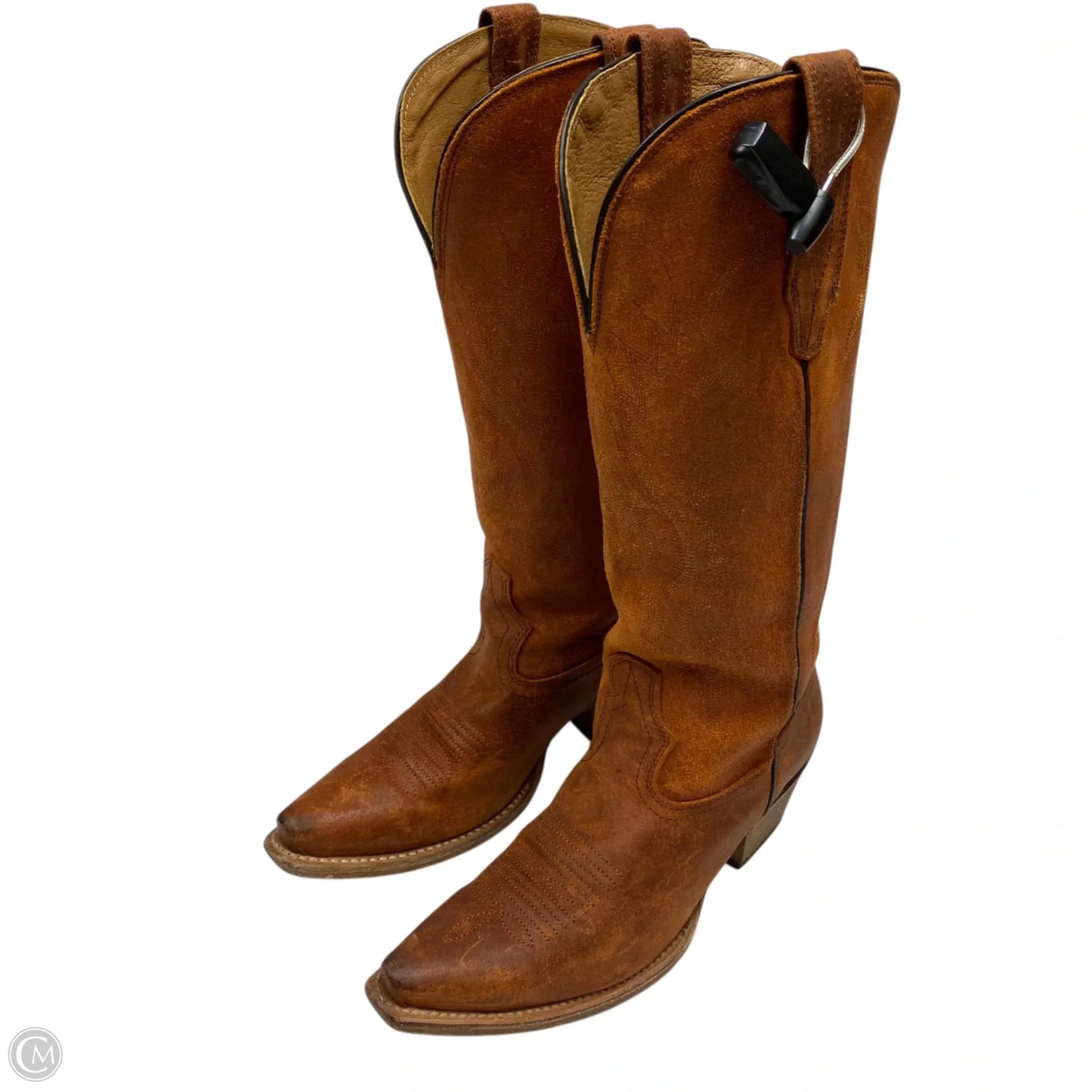 Boots Designer By Freebird In Orange, Size: 7