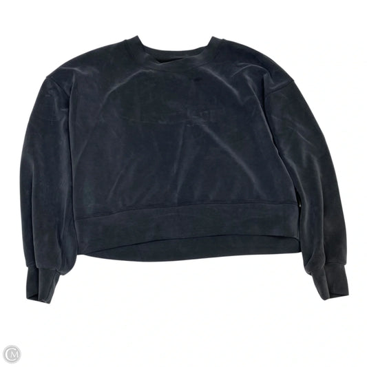 Athletic Sweatshirt Crewneck By Lululemon In Grey, Size: M