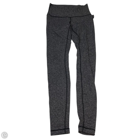 Athletic Leggings By Lululemon In Grey, Size: S