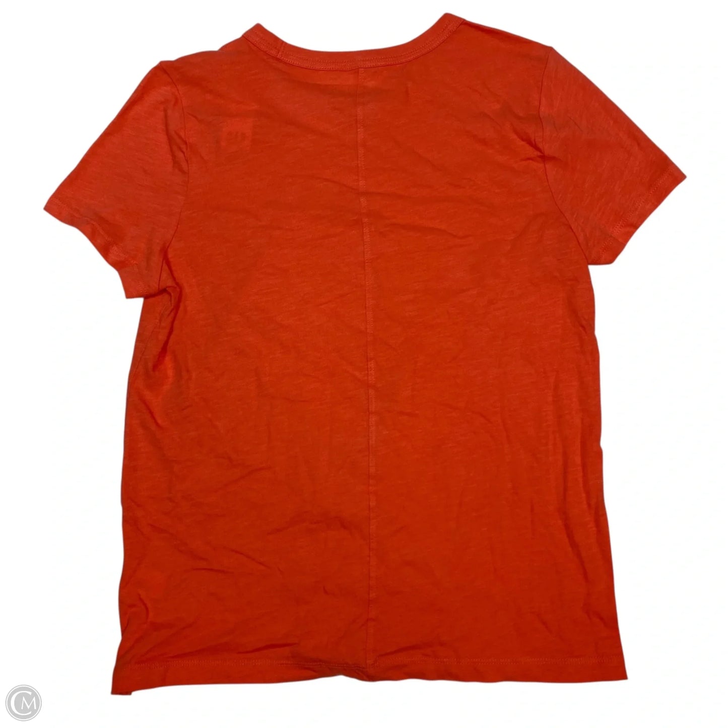 Top Short Sleeve Basic By Gap In Orange, Size: M