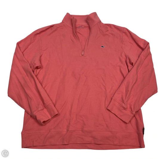Top Long Sleeve Designer By Vineyard Vines In Pink, Size: L
