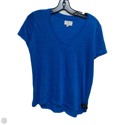 Top Short Sleeve Basic By Lou And Grey In Blue, Size: S