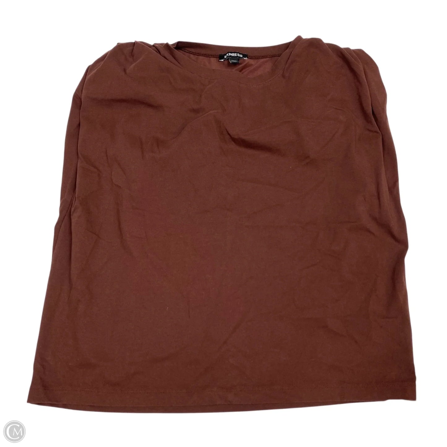 Top Sleeveless By Express In Brown, Size: M