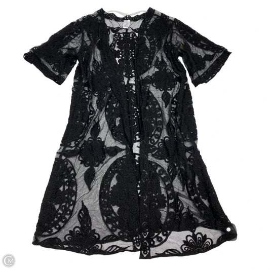 Kimono By Time And Tru In Black, Size: S