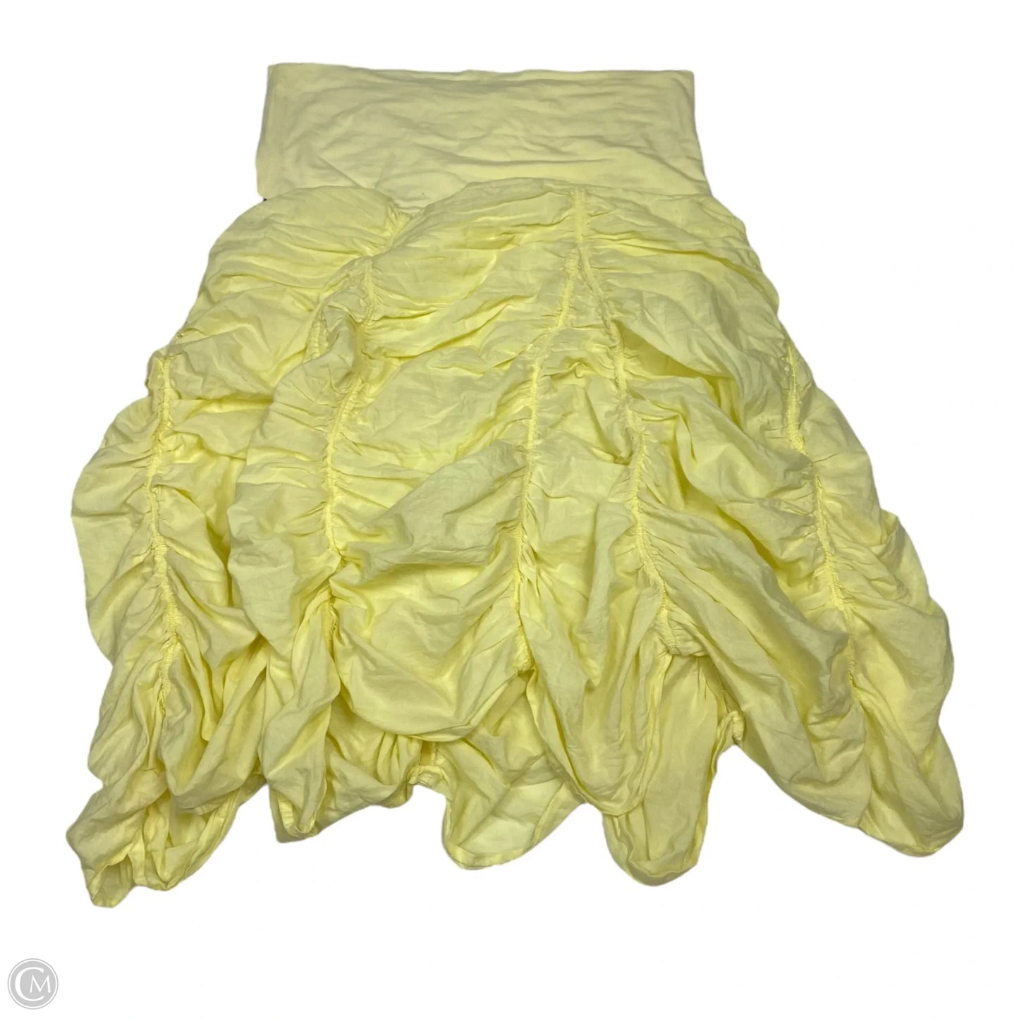 Skirt Midi By Zashi In Yellow, Size: Xlarge
