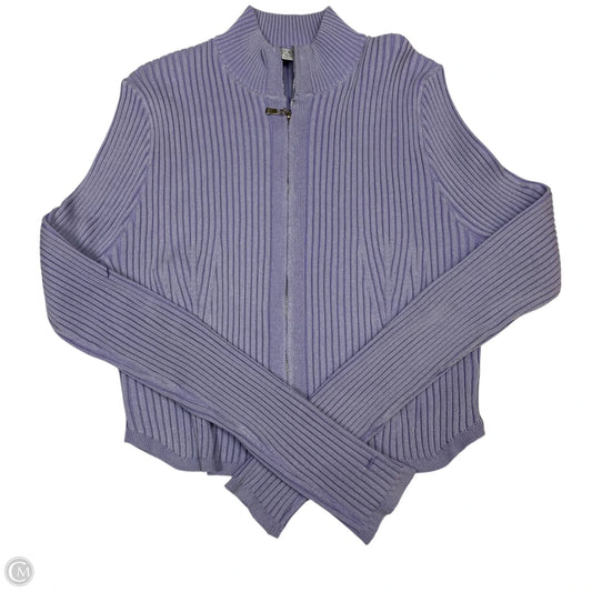 Cardigan By Fashion Nova In Purple, Size: 1x