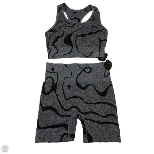 Athletic Shorts 2pc By Cmf In Black & Grey, Size: S