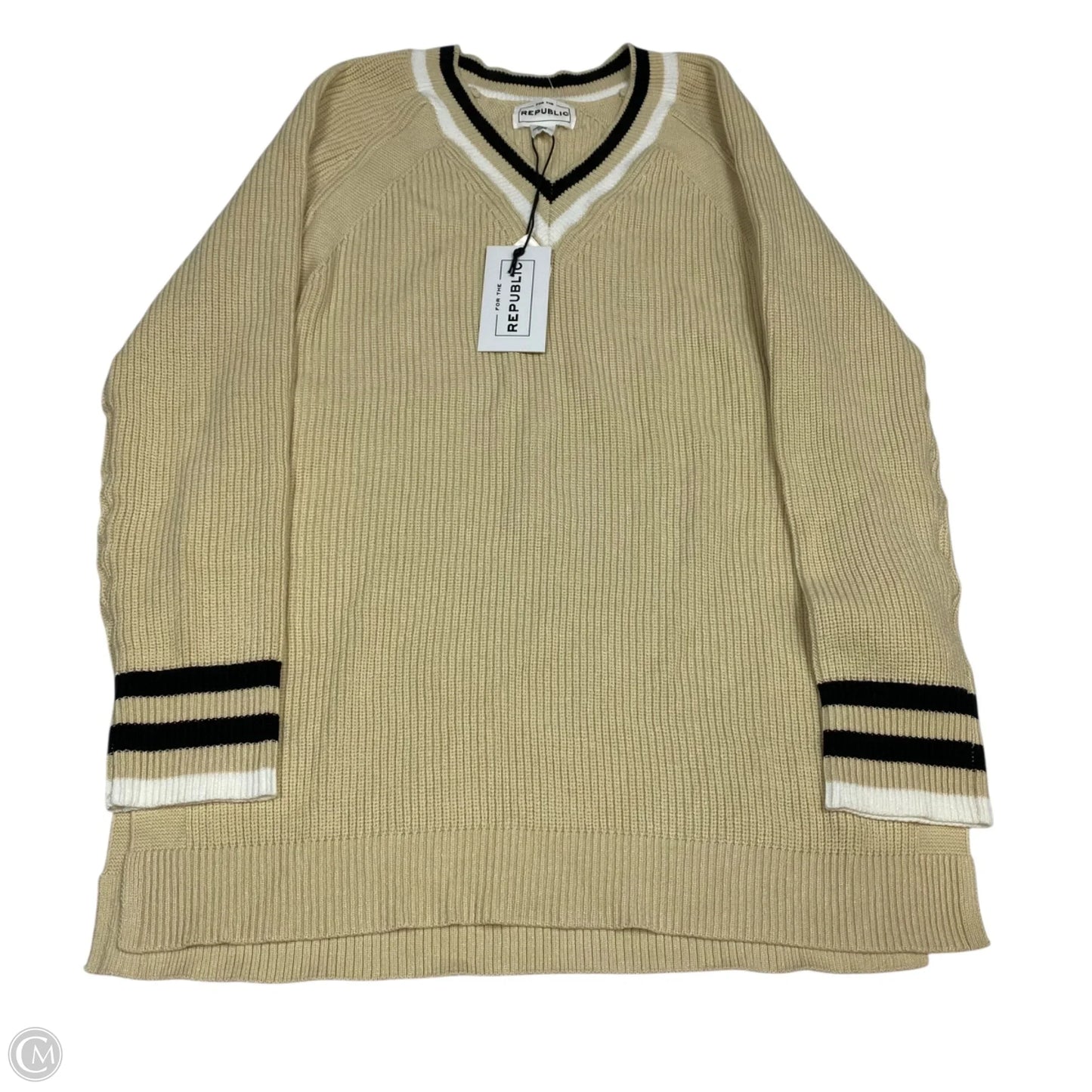 Sweater By For The Republic In Tan, Size: M