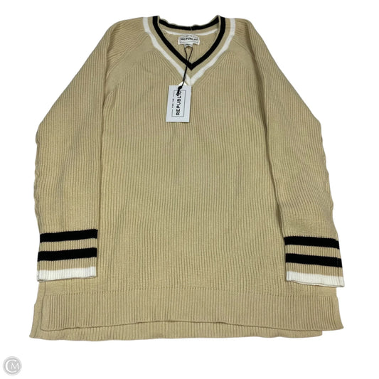 Sweater By For The Republic In Tan, Size: M