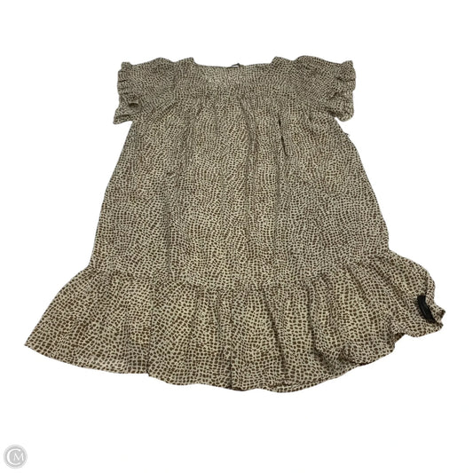 Dress Casual Short By Umgee In Brown & Tan, Size: S