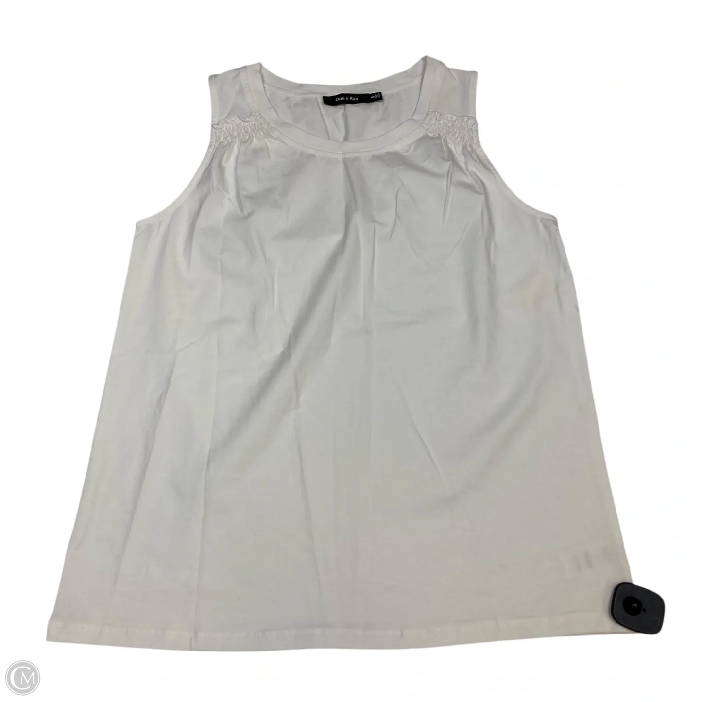Top Sleeveless By Doe & Rae In Cream, Size: S