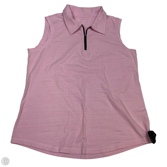 Top Sleeveless By Talbots In Pink, Size: S
