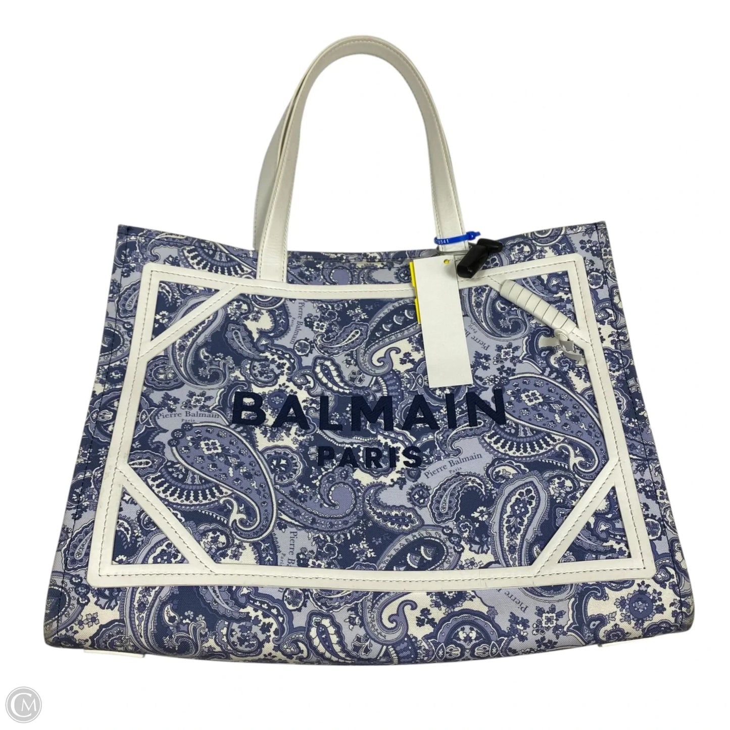 Tote Luxury Designer By Balmain, Size: Medium