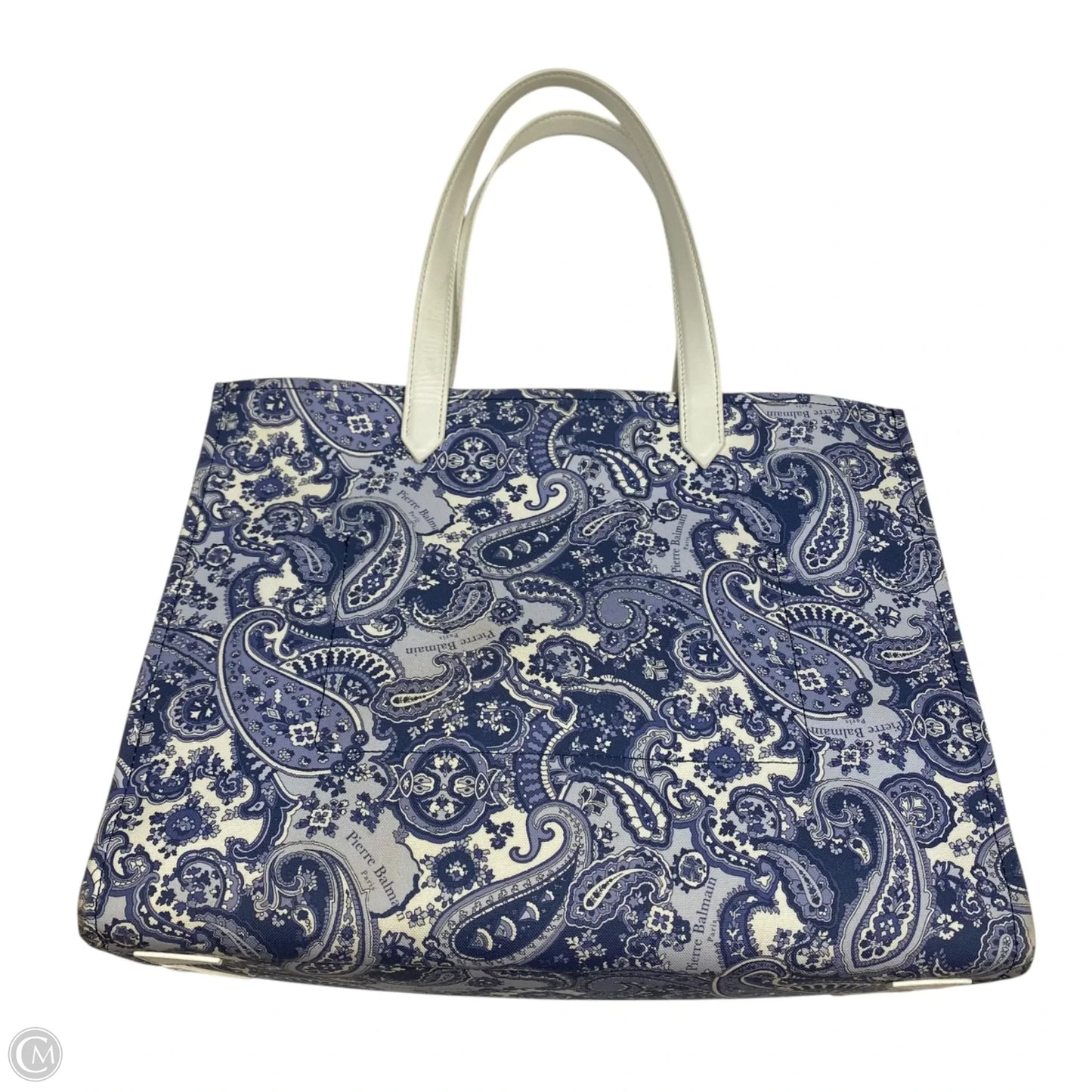 Tote Luxury Designer By Balmain, Size: Medium