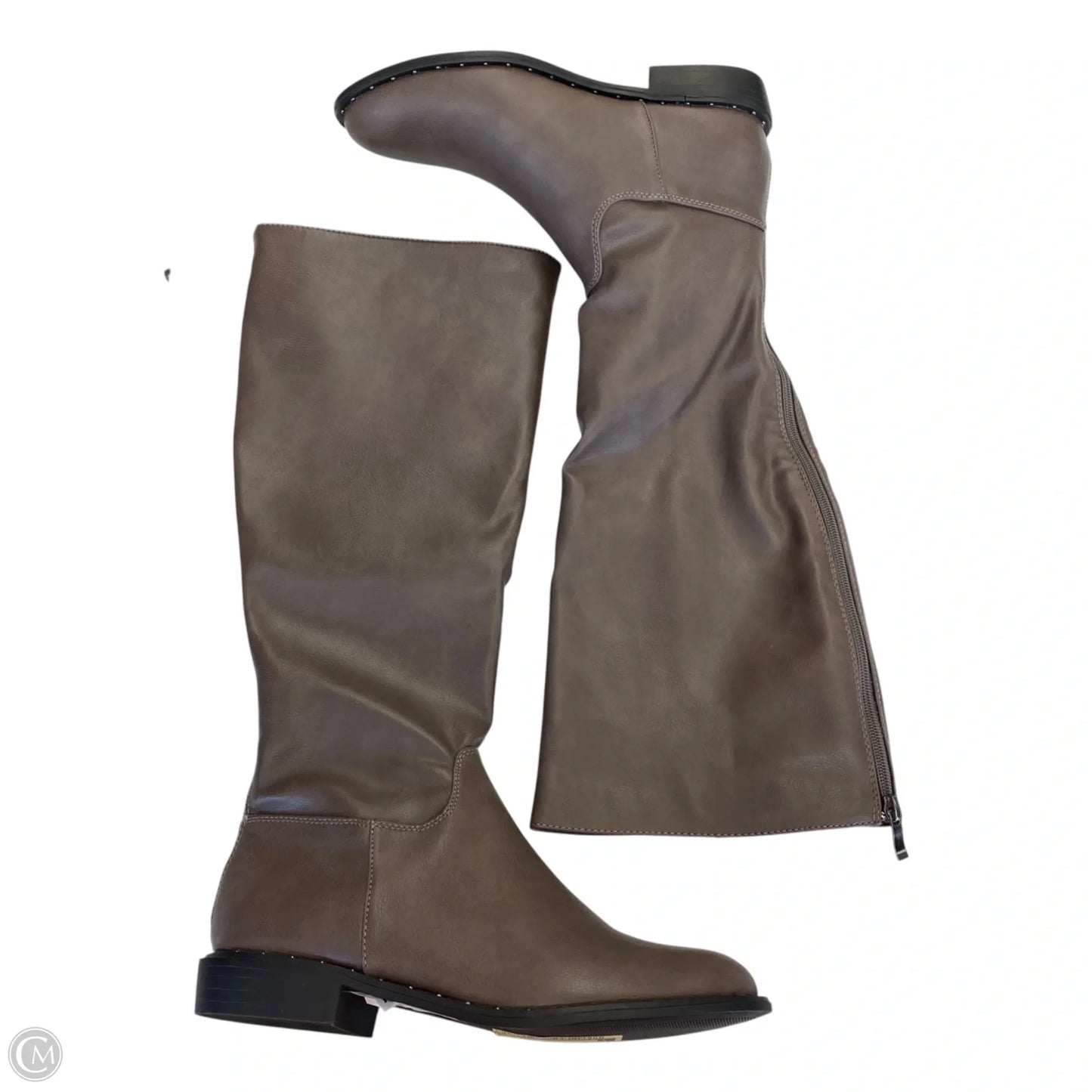 Boots Knee Flats By Bamboo In Brown, Size: 7