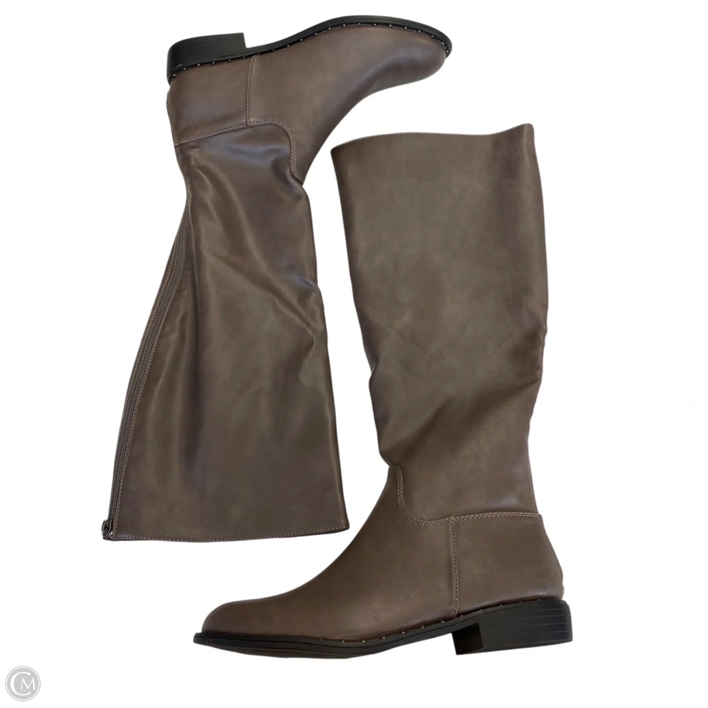 Boots Knee Flats By Bamboo In Brown, Size: 7