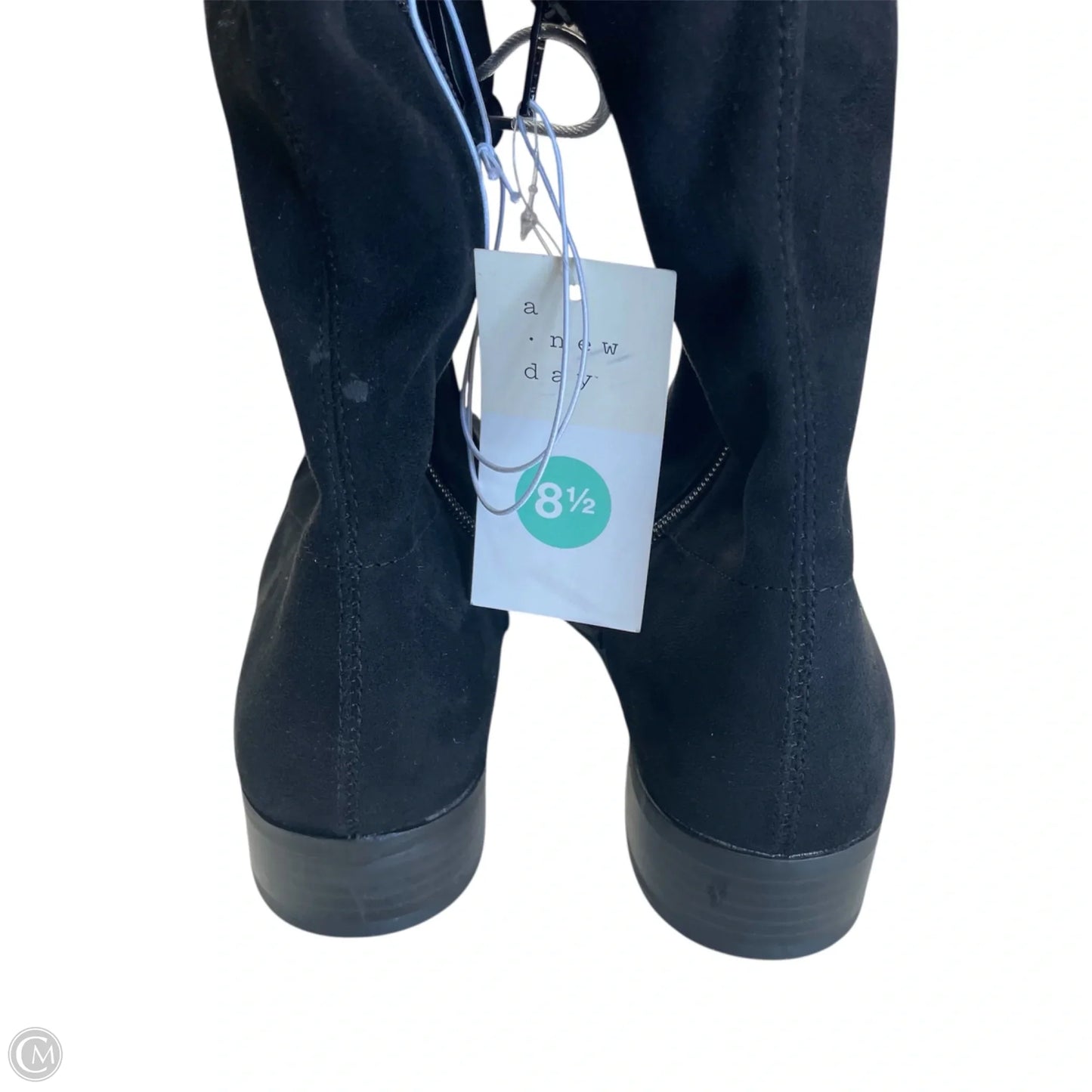 Boots Over-the-knee Flats By A New Day In Black, Size: 8.5