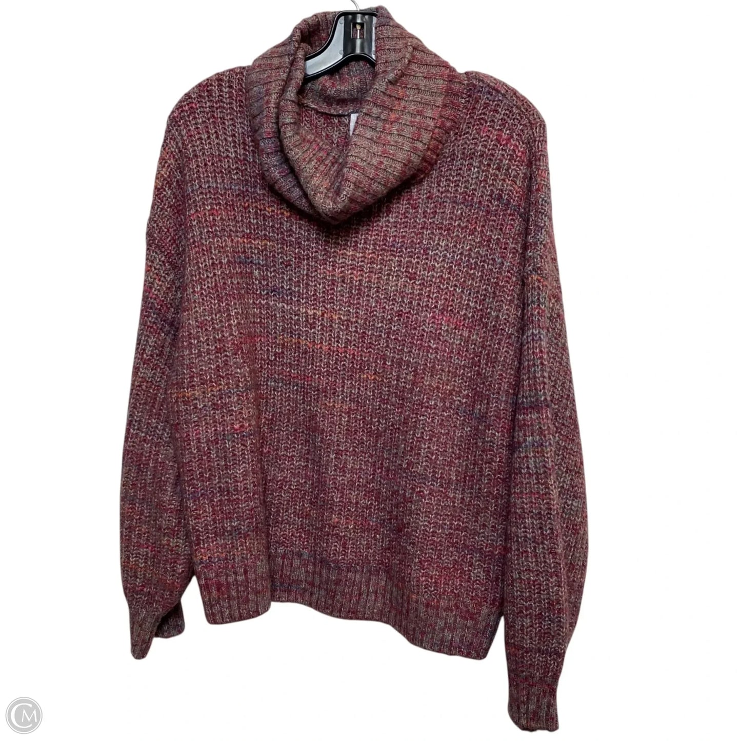 Sweater By Old Navy In Grey & Pink, Size: Xl