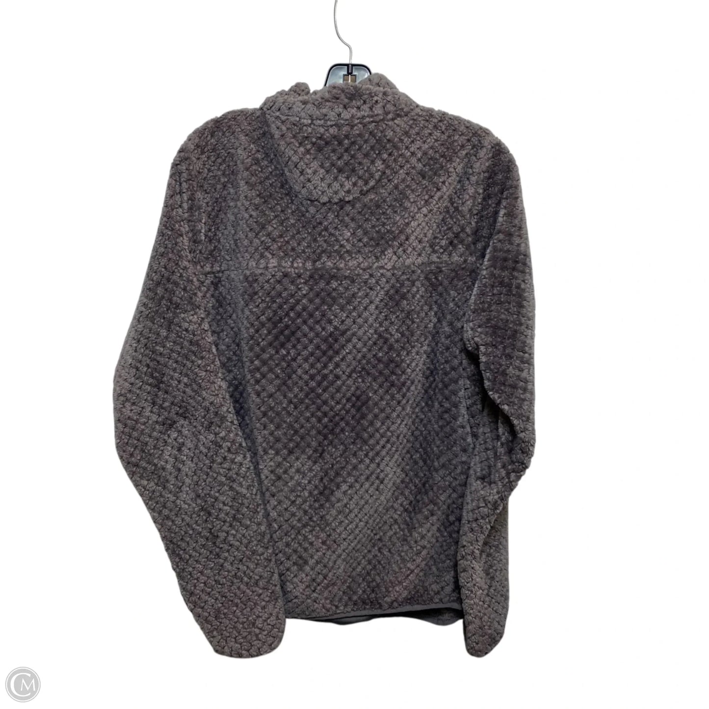 Jacket Faux Fur & Sherpa By Simply Southern In Grey, Size: Xl