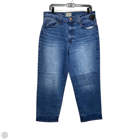 Jeans Straight By Universal Thread In Blue Denim, Size: 14