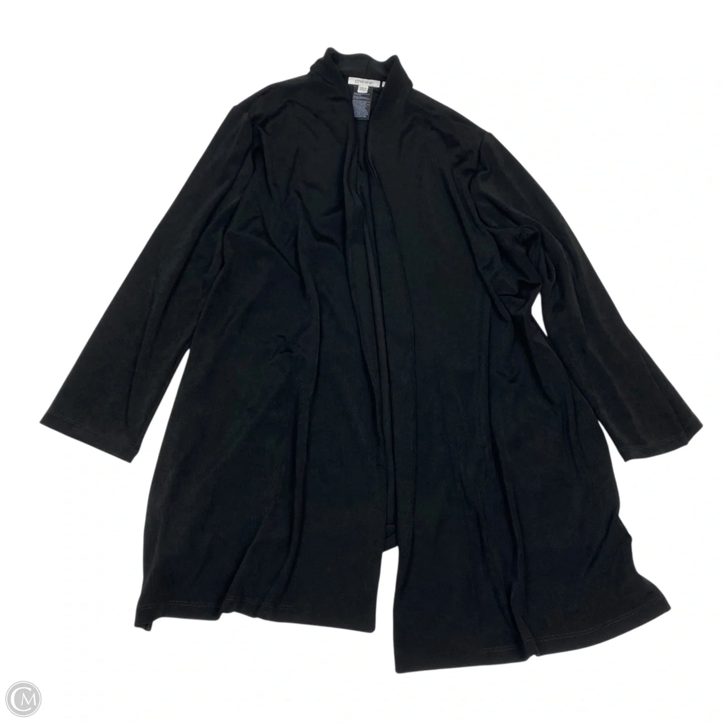 Top 2pc Long Sleeve By Chicos In Black, Size: Xl