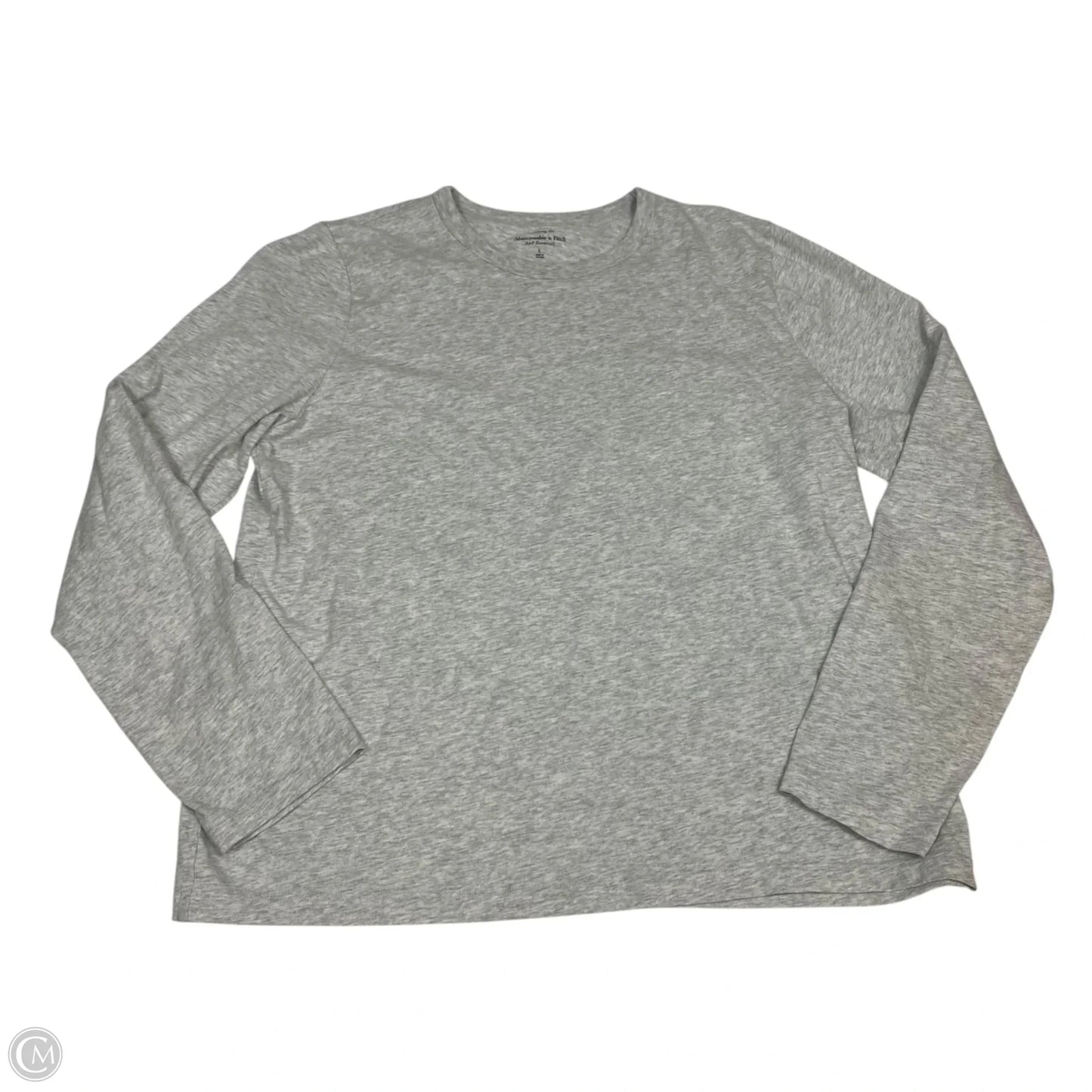 Top Long Sleeve Basic By Abercrombie And Fitch In Grey, Size: L