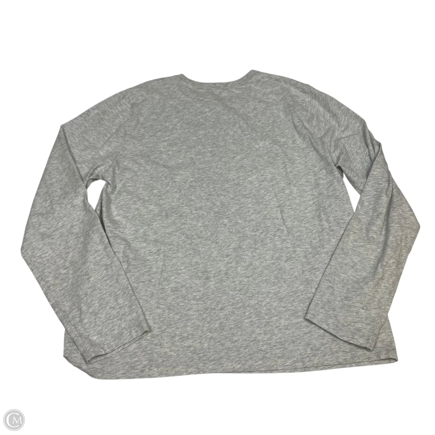 Top Long Sleeve Basic By Abercrombie And Fitch In Grey, Size: L