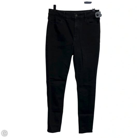 Jeans Skinny By Old Navy In Black Denim, Size: 8