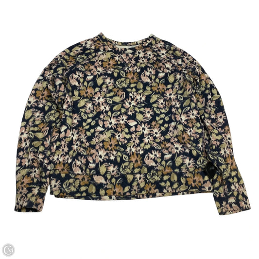 Top Long Sleeve By Sonoma In Grey & Tan, Size: M