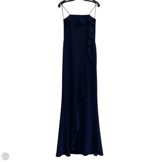 Dress Party Long By Lulus In Navy, Size: S