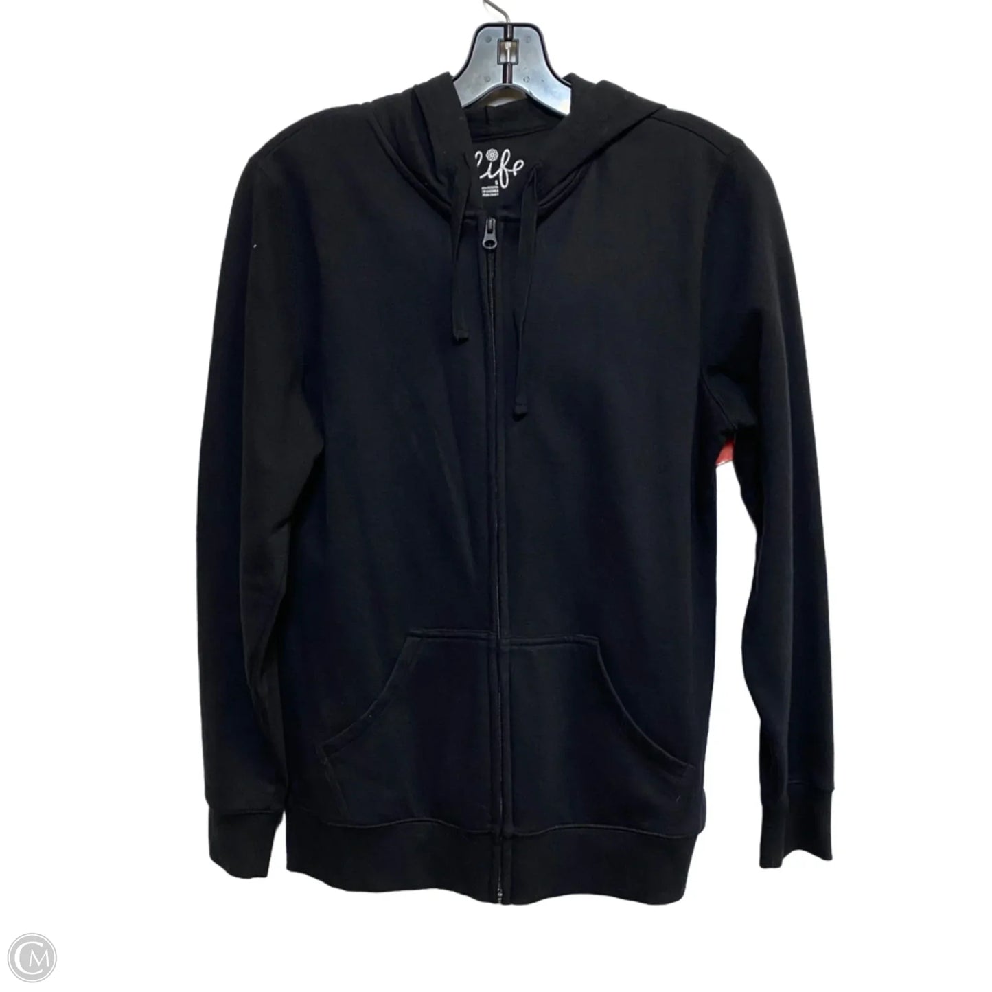 Athletic Sweatshirt Hoodie By Made For Life In Black, Size: S