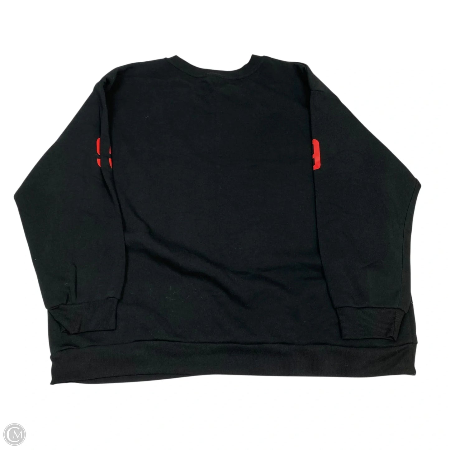 Sweatshirt Crewneck By Fashion Nova In Black, Size: 3x