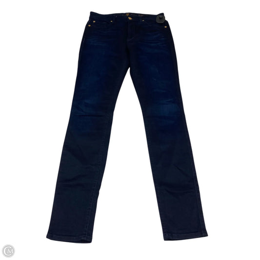 Jeans Designer By 7 For All Mankind In Blue Denim, Size: 4