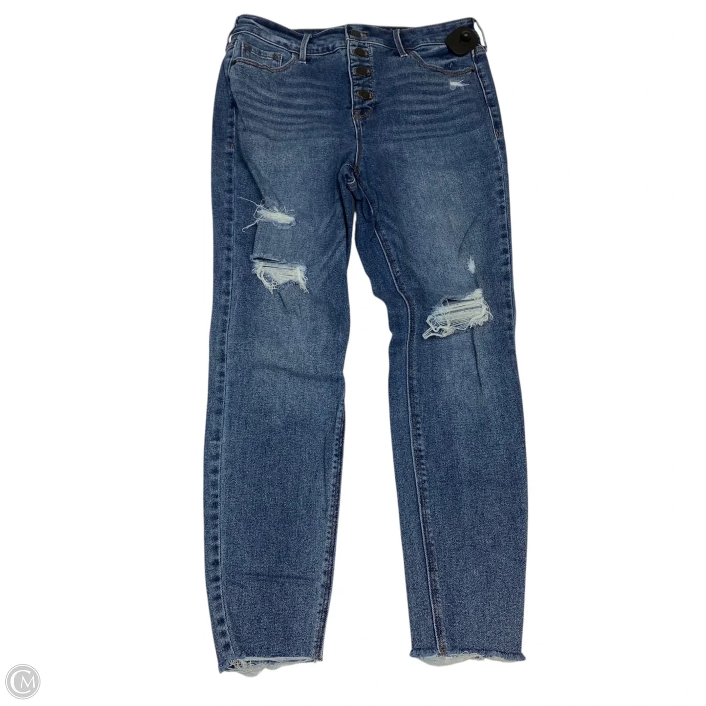 Jeans Skinny By Old Navy In Blue Denim, Size: 10
