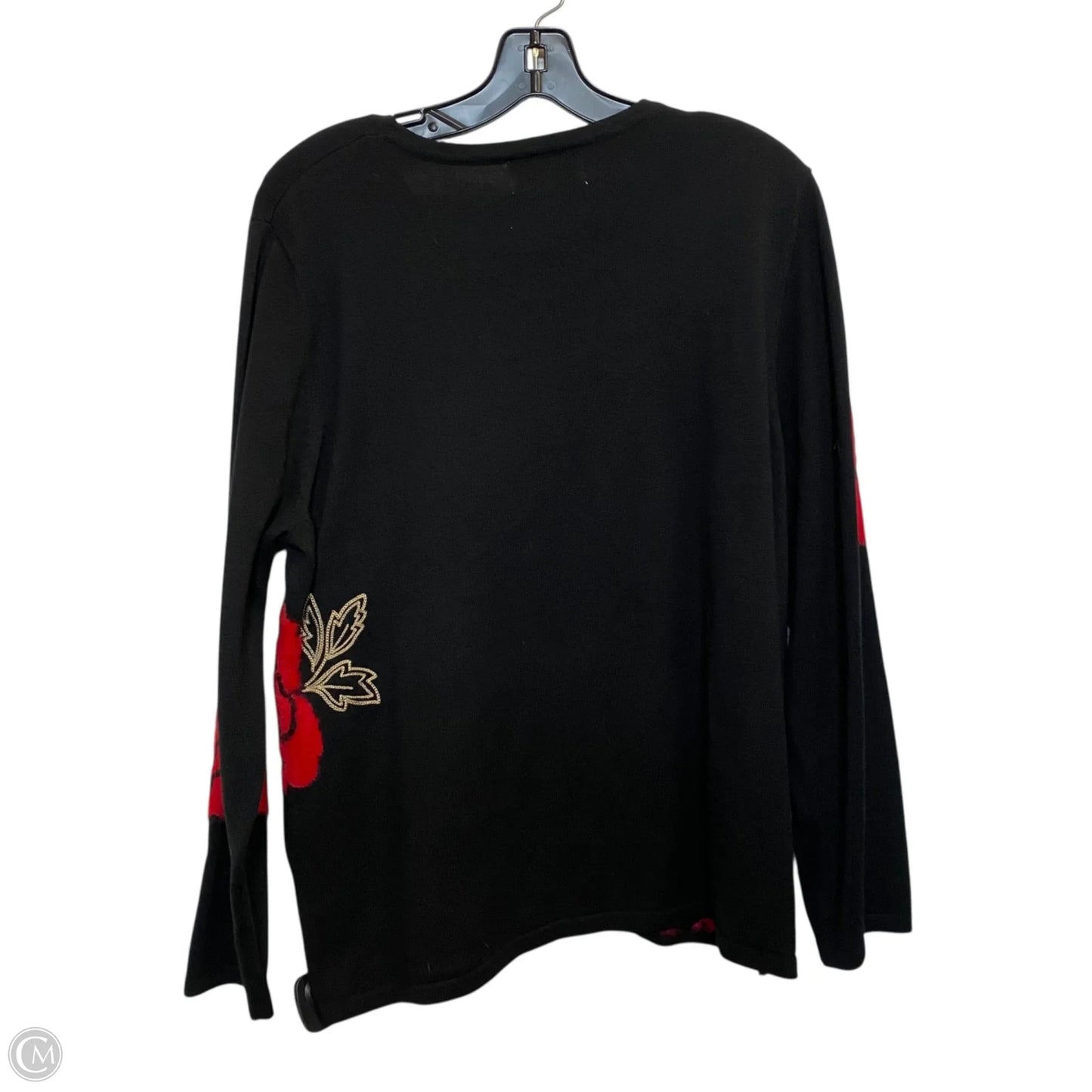 Sweater By Alfred Dunner In Black, Size: Xl