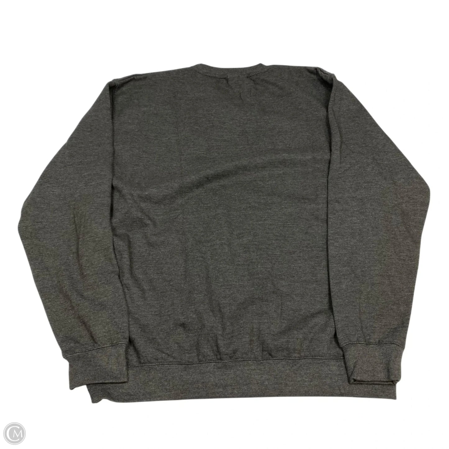 Sweatshirt Crewneck By Just Hoods In Grey, Size: Xxl