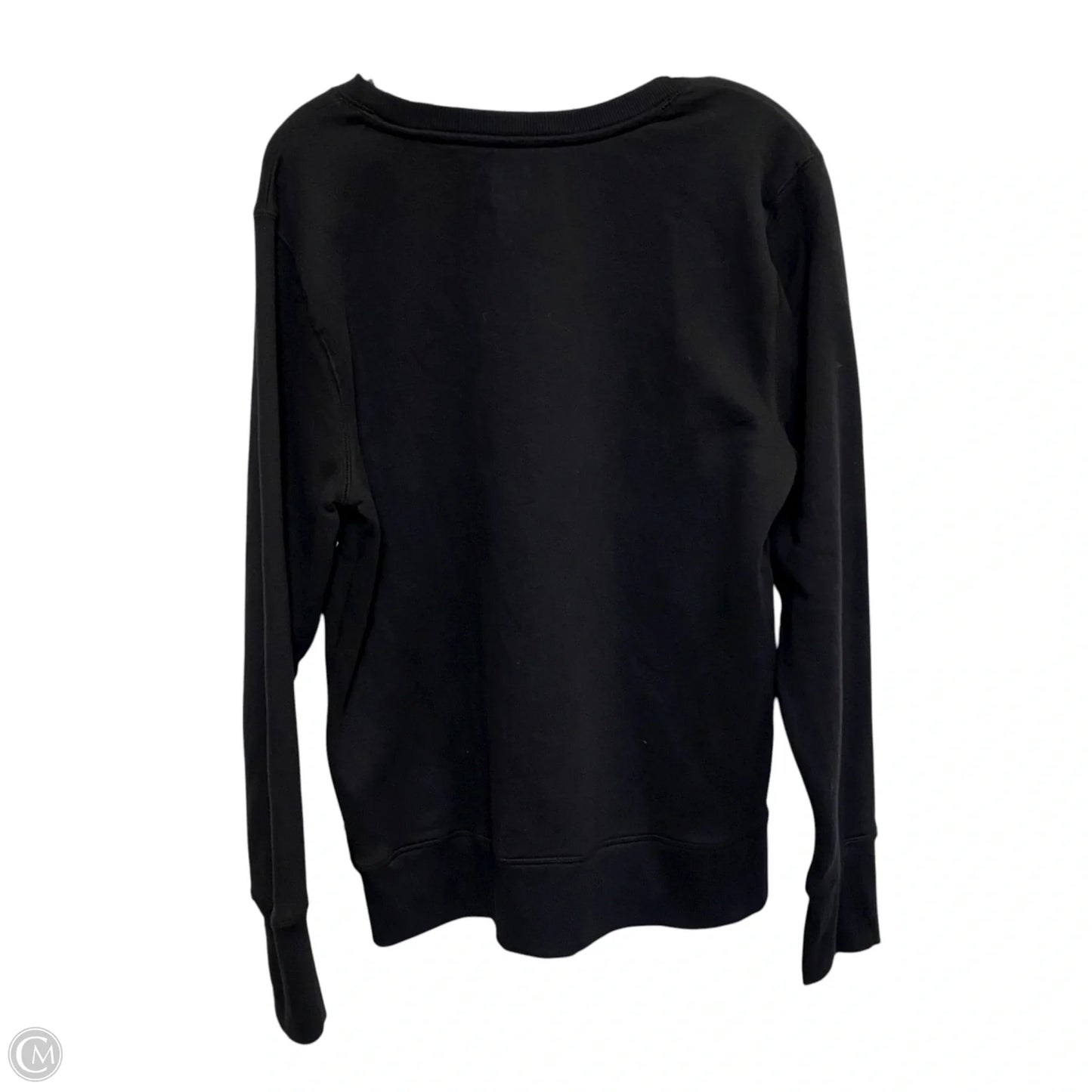 Athletic Sweatshirt Crewneck By Tek Gear In Black, Size: L