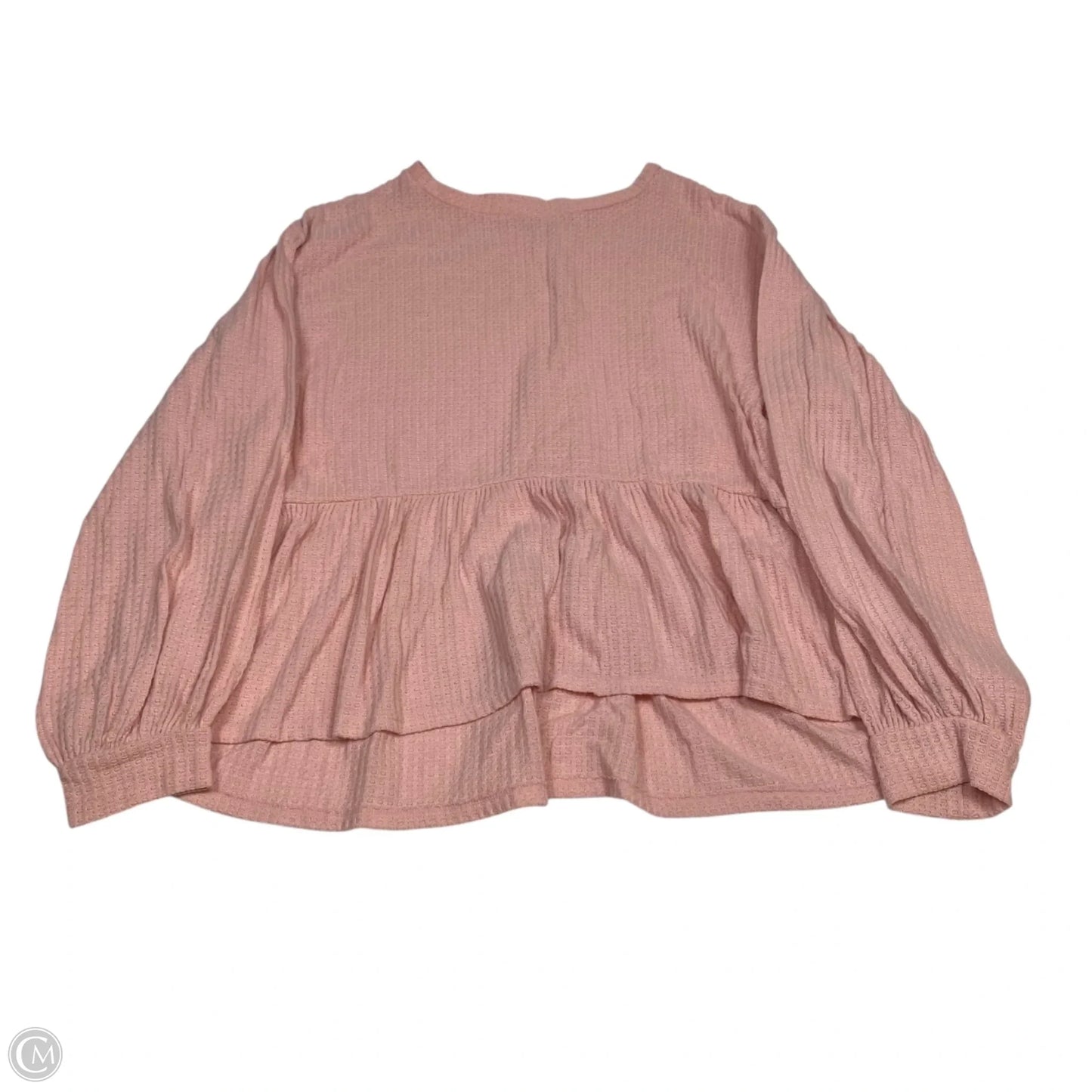 Top Long Sleeve By Crown And Ivy In Pink, Size: L