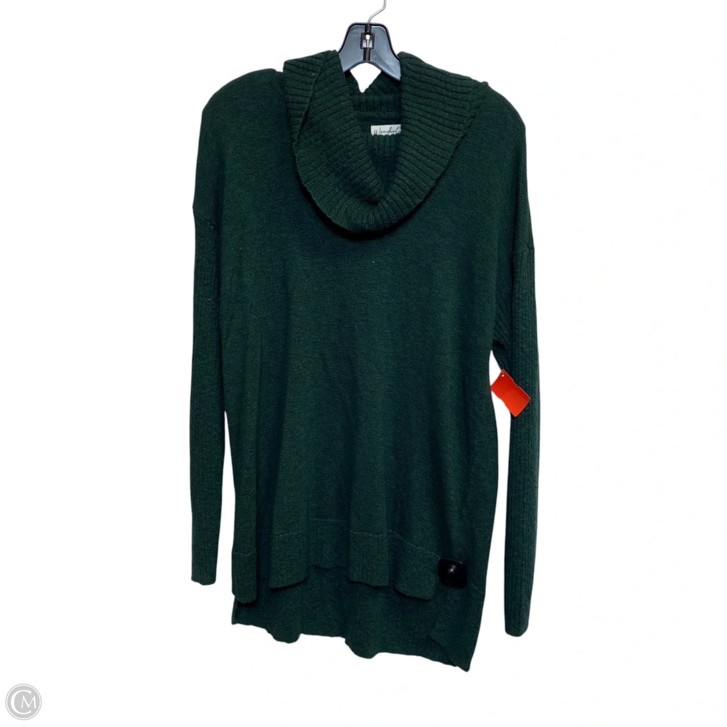 Sweater By Wonderly In Green, Size: L
