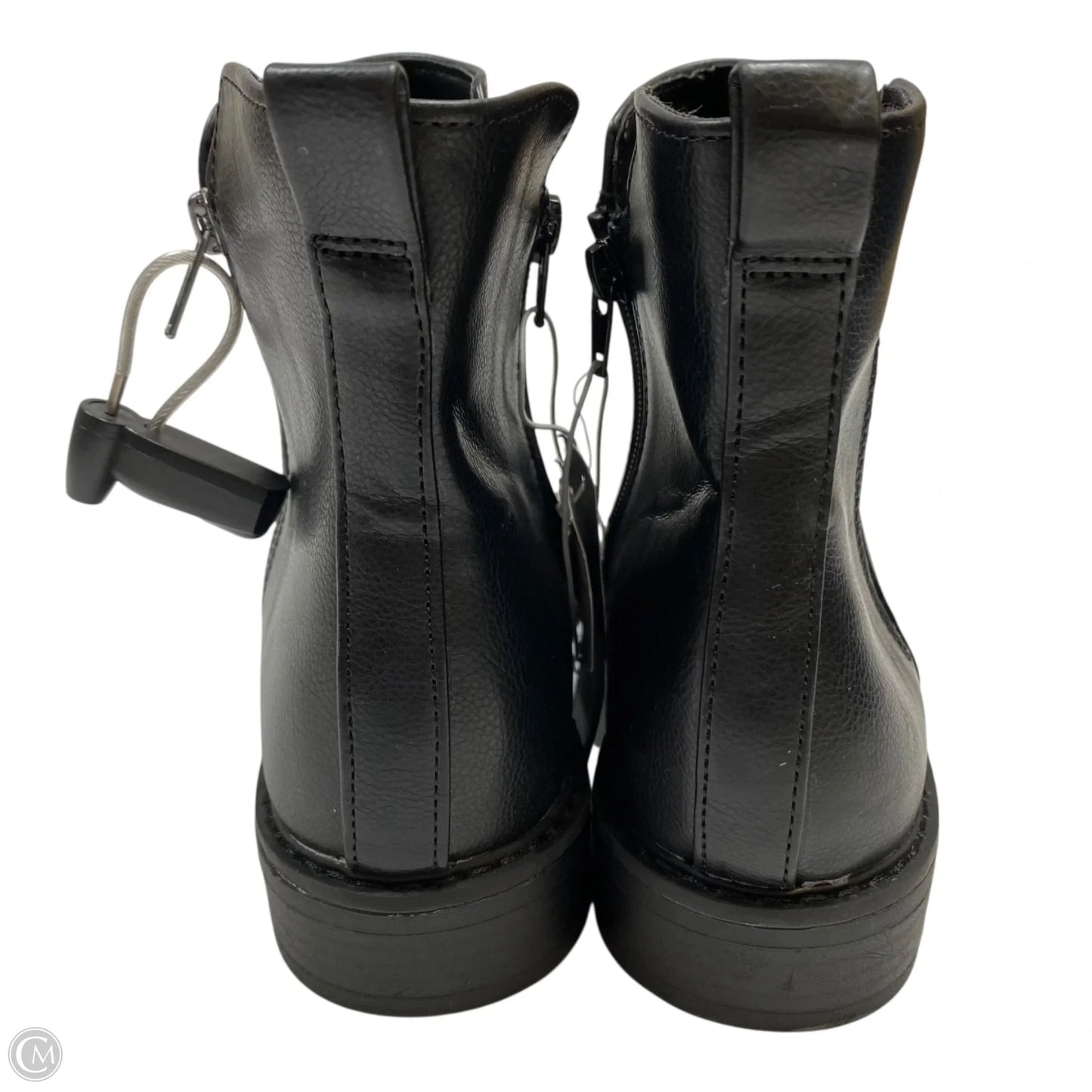 Boots Ankle Flats By Universal Thread In Black, Size: 7.5