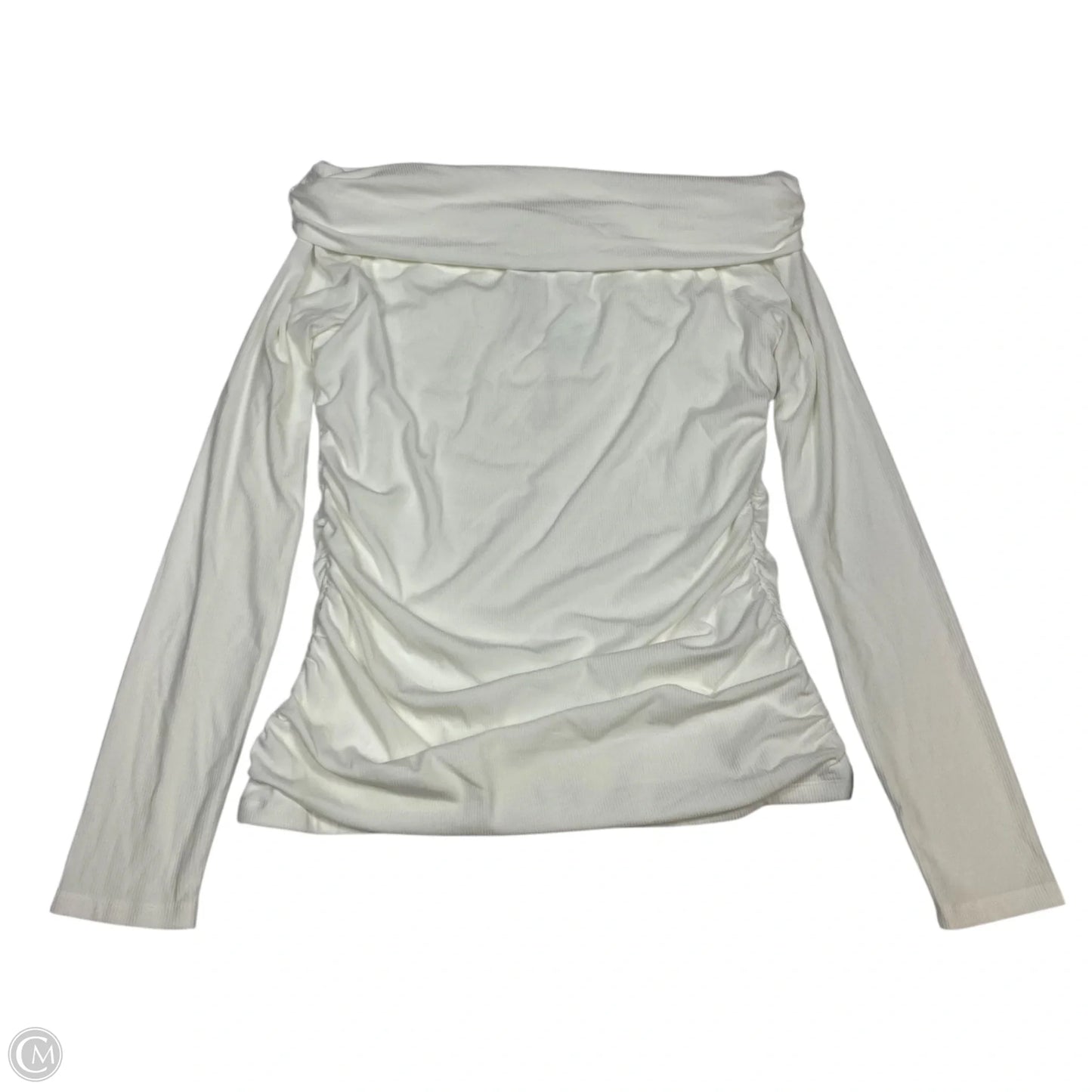 Top Long Sleeve By The Commons In Cream, Size: L