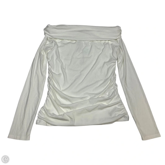 Top Long Sleeve By The Commons In Cream, Size: L