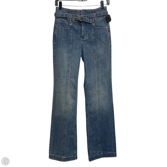 Jeans Boot Cut By White House Black Market In Blue Denim, Size: 0