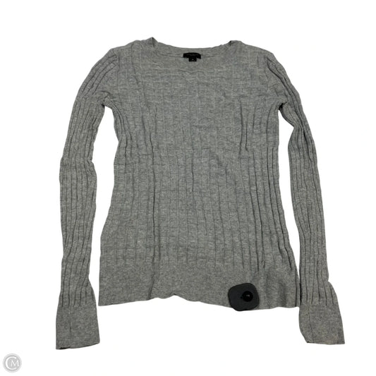 Top Long Sleeve By Ann Taylor In Grey, Size: Xs