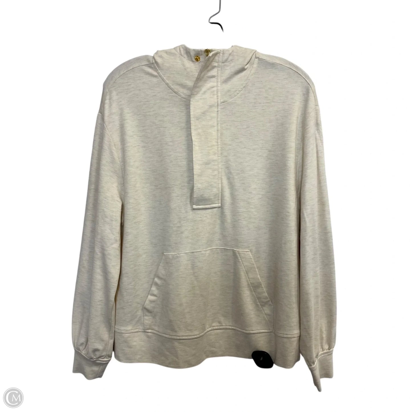 Sweatshirt Hoodie By Cabi In Cream, Size: S