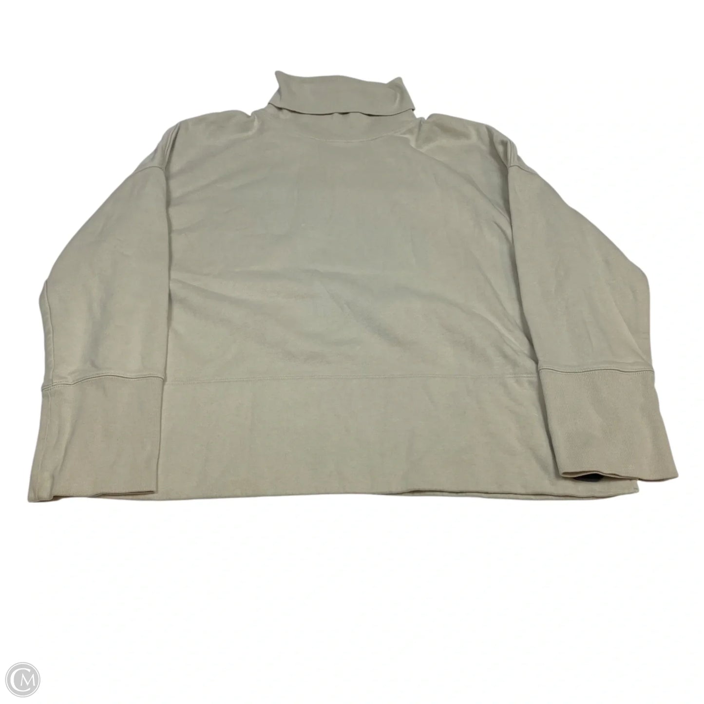 Sweatshirt Collar By Gap In Tan, Size: M